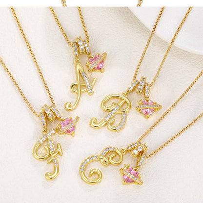 💖 Letzter Tag: 50% Rabatt ✨ 3-lagige Anhänger-Halsketten mit Initialen A-Z 🎀