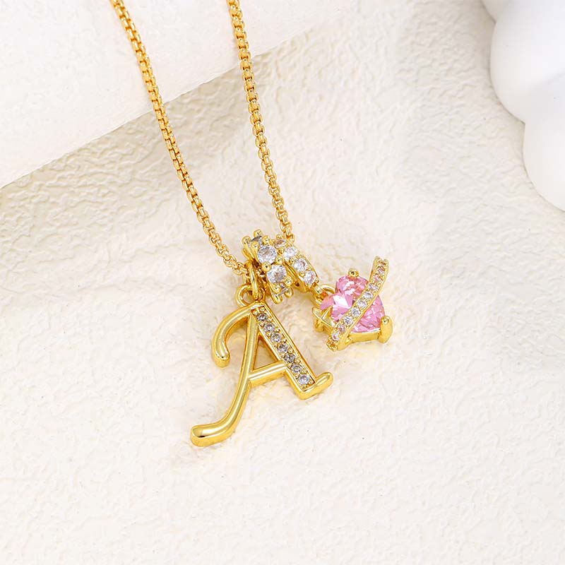 💖 Letzter Tag: 50% Rabatt ✨ 3-lagige Anhänger-Halsketten mit Initialen A-Z 🎀