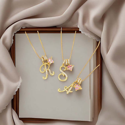 💖 Letzter Tag: 50% Rabatt ✨ 3-lagige Anhänger-Halsketten mit Initialen A-Z 🎀