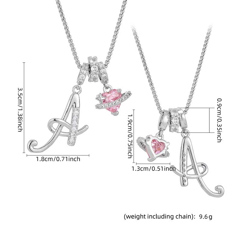 💖 Letzter Tag: 50% Rabatt ✨ 3-lagige Anhänger-Halsketten mit Initialen A-Z 🎀
