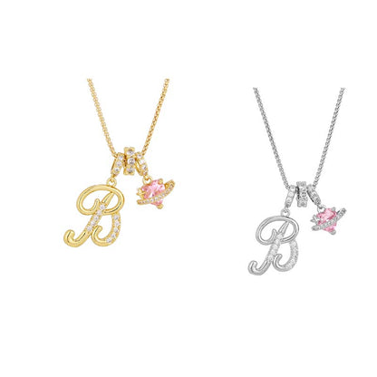 💖 Letzter Tag: 50% Rabatt ✨ 3-lagige Anhänger-Halsketten mit Initialen A-Z 🎀