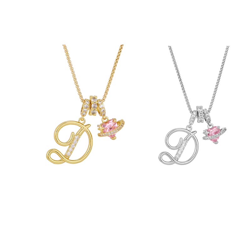 💖 Letzter Tag: 50% Rabatt ✨ 3-lagige Anhänger-Halsketten mit Initialen A-Z 🎀