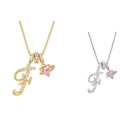 💖 Letzter Tag: 50% Rabatt ✨ 3-lagige Anhänger-Halsketten mit Initialen A-Z 🎀