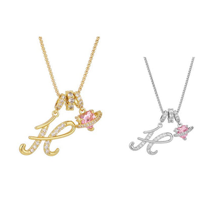 💖 Letzter Tag: 50% Rabatt ✨ 3-lagige Anhänger-Halsketten mit Initialen A-Z 🎀