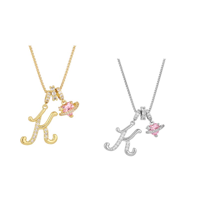 💖 Letzter Tag: 50% Rabatt ✨ 3-lagige Anhänger-Halsketten mit Initialen A-Z 🎀