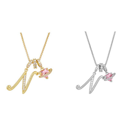 💖 Letzter Tag: 50% Rabatt ✨ 3-lagige Anhänger-Halsketten mit Initialen A-Z 🎀