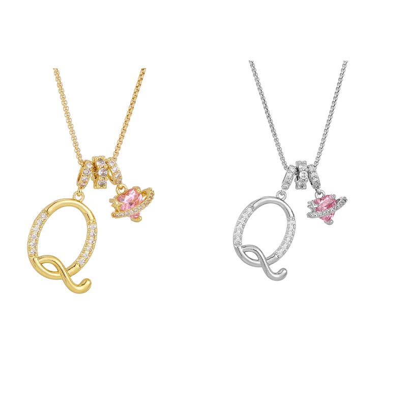 💖 Letzter Tag: 50% Rabatt ✨ 3-lagige Anhänger-Halsketten mit Initialen A-Z 🎀