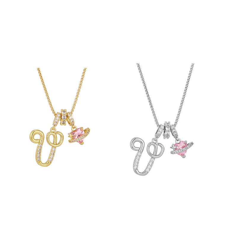 💖 Letzter Tag: 50% Rabatt ✨ 3-lagige Anhänger-Halsketten mit Initialen A-Z 🎀