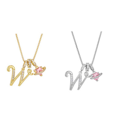 💖 Letzter Tag: 50% Rabatt ✨ 3-lagige Anhänger-Halsketten mit Initialen A-Z 🎀