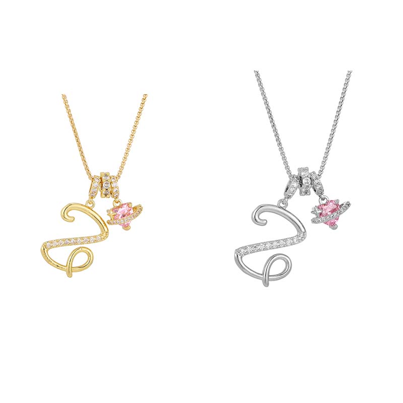 💖 Letzter Tag: 50% Rabatt ✨ 3-lagige Anhänger-Halsketten mit Initialen A-Z 🎀