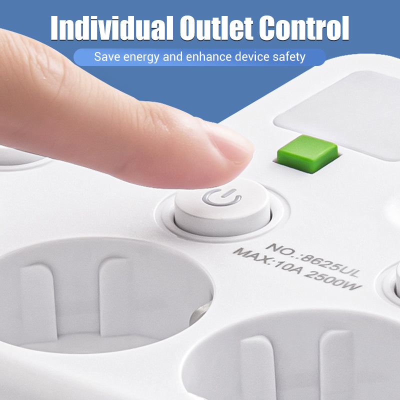 📢📢50 %  RABATT !! ⏰Intelligente Steckdosenleiste mit USB-Anschlüssen