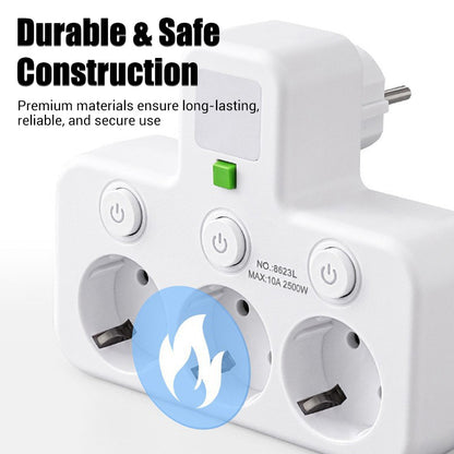 📢📢50 %  RABATT !! ⏰Intelligente Steckdosenleiste mit USB-Anschlüssen
