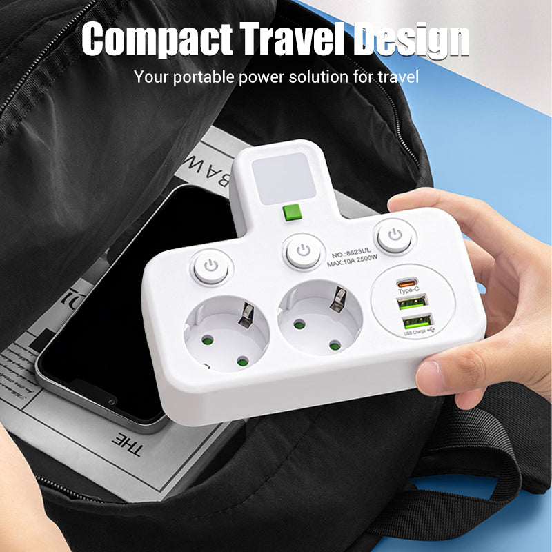 📢📢50 %  RABATT !! ⏰Intelligente Steckdosenleiste mit USB-Anschlüssen