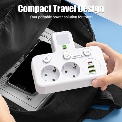 📢📢50 %  RABATT !! ⏰Intelligente Steckdosenleiste mit USB-Anschlüssen