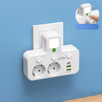 📢📢50 %  RABATT !! ⏰Intelligente Steckdosenleiste mit USB-Anschlüssen