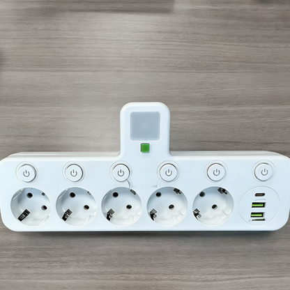 📢📢50 %  RABATT !! ⏰Intelligente Steckdosenleiste mit USB-Anschlüssen