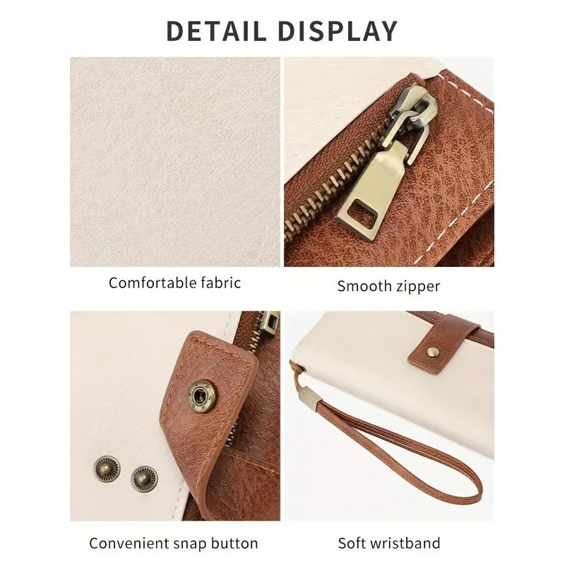 🏆Flash Sale 50% RABATT⚡Damen-Geldbörse im Retro-Stil mit RFID-Schutz