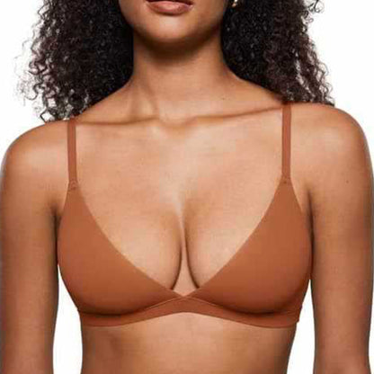 Drahtloser Triangel-Bralette für Damen mit Jelly-Einsätzen