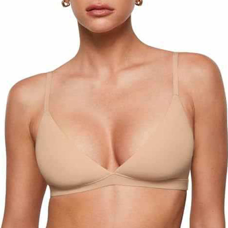 Drahtloser Triangel-Bralette für Damen mit Jelly-Einsätzen