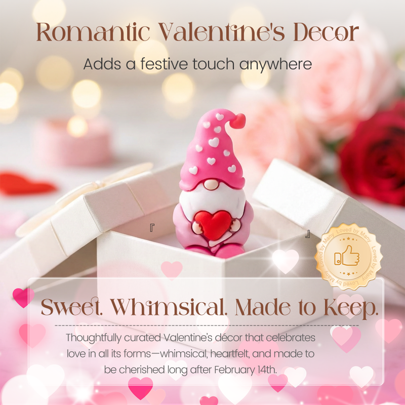 ❤️Vorverkauf zum Valentinstag! 🥰Niedliche Herz-Gnome zum Valentinstag
