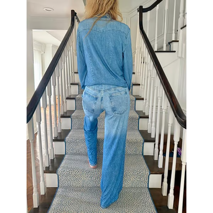 🔥⏰ Denim Dreams Pyjama-Set | Ultra-weiche Loungekleidung im Jeans-Look für maximalen Komfort.