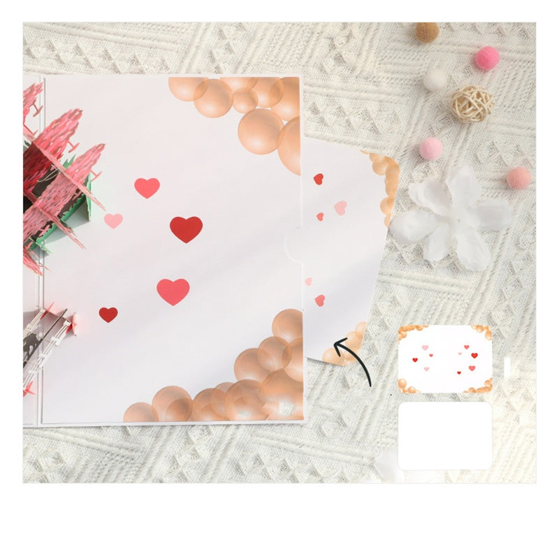 💕Heiße Sonderangebote - 3D Pop-up Herzbaum Grußkarte