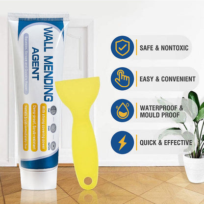🎉 Neujahrsgeschenk – 50% RABATT!🛠️Gipskarton-Reparaturset (mit Spachtel): Effektiver Starkhaftkleber – Wasserdicht & Einfach Anzuwenden!