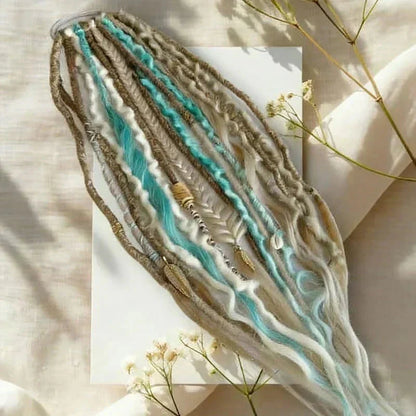 Deep Nu Locs Crochet Hair – geflochtene Zöpfe & lockere Wellen, Pferdeschwanz-Stil 💁🏽‍♀️✨