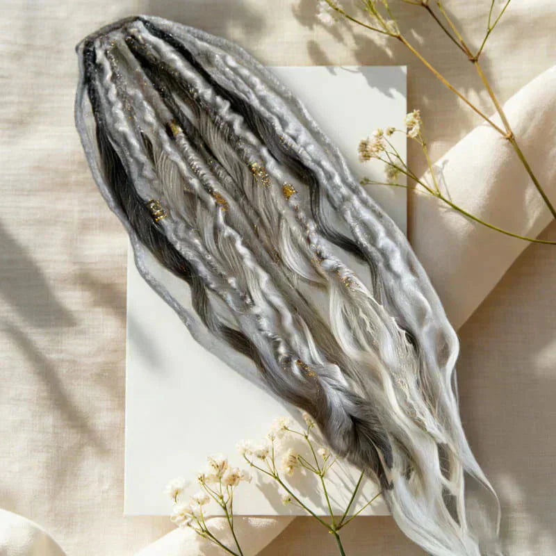 Deep Nu Locs Crochet Hair – geflochtene Zöpfe & lockere Wellen, Pferdeschwanz-Stil 💁🏽‍♀️✨