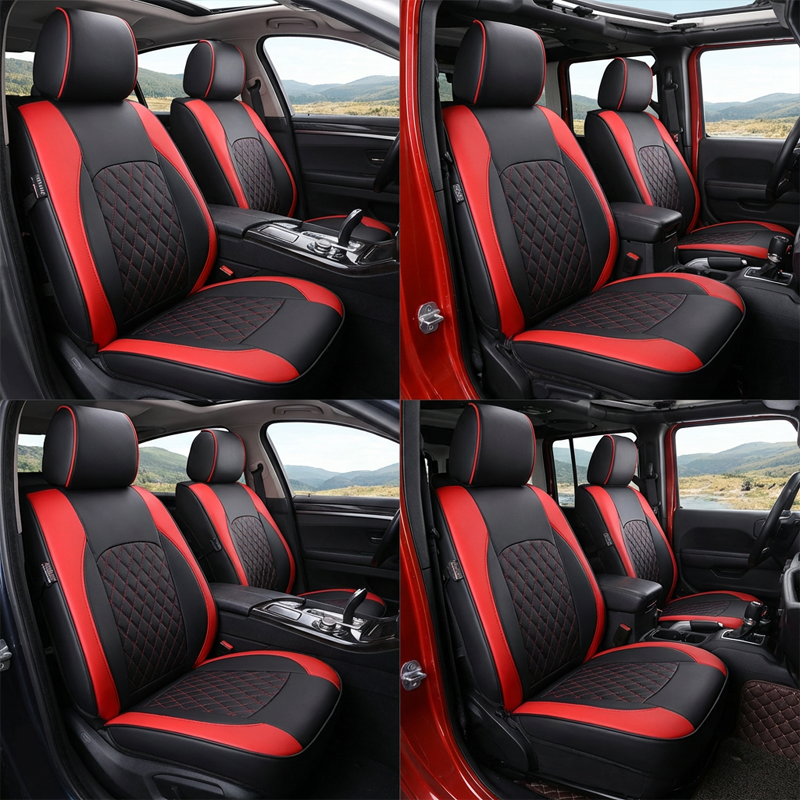 🔥HEISSER VERKAUF 502% RABATT🎁9-teiliges Autositzbezug-Set aus Leder mit universeller Passform