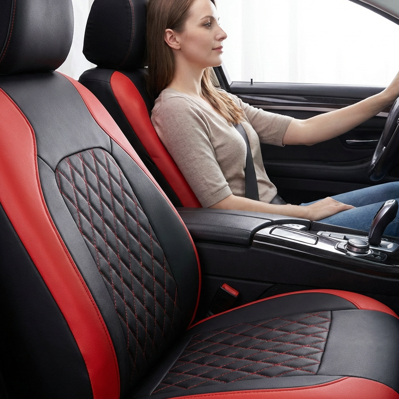 🔥HEISSER VERKAUF 502% RABATT🎁9-teiliges Autositzbezug-Set aus Leder mit universeller Passform