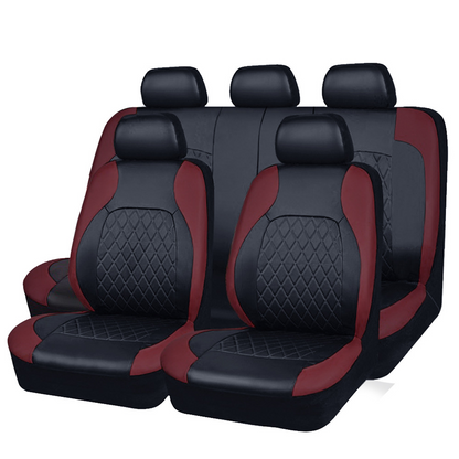 🔥HEISSER VERKAUF 502% RABATT🎁9-teiliges Autositzbezug-Set aus Leder mit universeller Passform