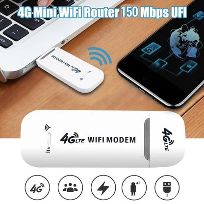 🎉 Neujahrsgeschenk – 50% RABATT!📶2026 4G LTE USB-Mobilfunkrouter – Schnelles Internet überall & mehrere Geräte!