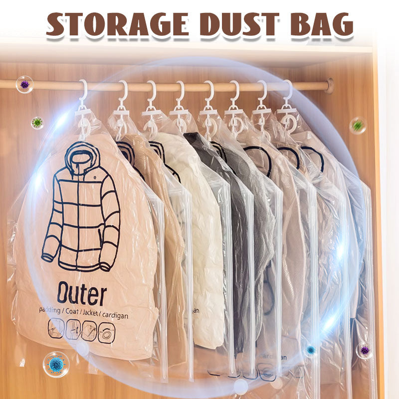 🧳 KAUFE 2, ERHALTE 1 GRATIS! 💨 Hängende Vakuum-Aufbewahrungsbeutel – Platzsparend, Wiederverwendbar & Keine Pumpe Nötig 👚