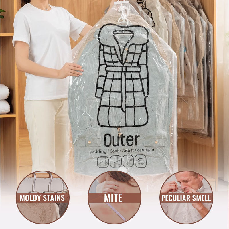 🧳 KAUFE 2, ERHALTE 1 GRATIS! 💨 Hängende Vakuum-Aufbewahrungsbeutel – Platzsparend, Wiederverwendbar & Keine Pumpe Nötig 👚