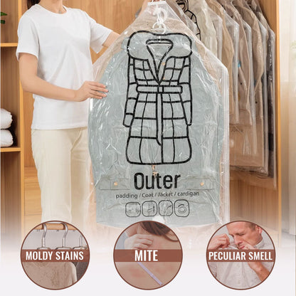 🧳 KAUFE 2, ERHALTE 1 GRATIS! 💨 Hängende Vakuum-Aufbewahrungsbeutel – Platzsparend, Wiederverwendbar & Keine Pumpe Nötig 👚