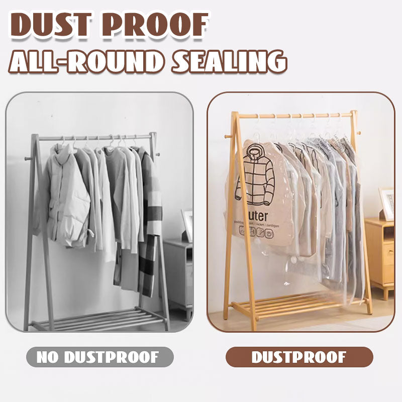 🧳 KAUFE 2, ERHALTE 1 GRATIS! 💨 Hängende Vakuum-Aufbewahrungsbeutel – Platzsparend, Wiederverwendbar & Keine Pumpe Nötig 👚
