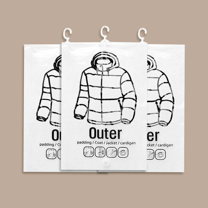 🧳 KAUFE 2, ERHALTE 1 GRATIS! 💨 Hängende Vakuum-Aufbewahrungsbeutel – Platzsparend, Wiederverwendbar & Keine Pumpe Nötig 👚