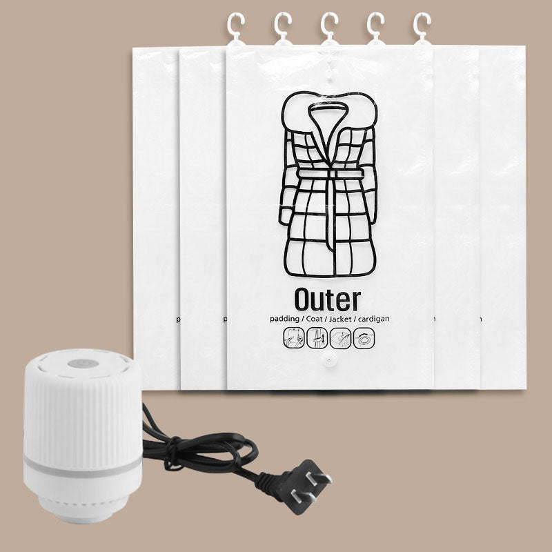 🧳 KAUFE 2, ERHALTE 1 GRATIS! 💨 Hängende Vakuum-Aufbewahrungsbeutel – Platzsparend, Wiederverwendbar & Keine Pumpe Nötig 👚