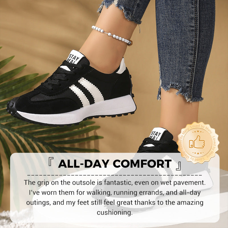 Damen-Freizeitschuhe, rutschfest, klobige Sneakers