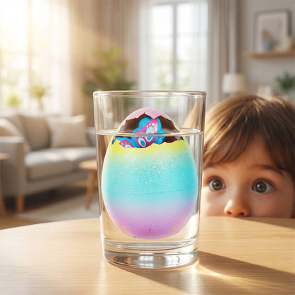 💎 54 % RABATT! 💎🦄6er-Set magische Eier zum Ausbrüten – Dinosaurier, Einhörner und Schmetterlinge | Pädagogisches STEM-Spielzeug für Kinder 🌈🥚