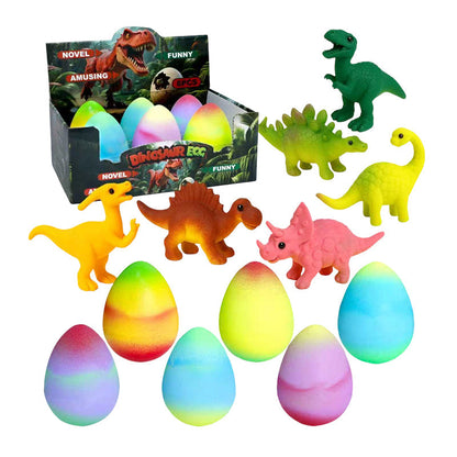 💎 54 % RABATT! 💎🦄6er-Set magische Eier zum Ausbrüten – Dinosaurier, Einhörner und Schmetterlinge | Pädagogisches STEM-Spielzeug für Kinder 🌈🥚