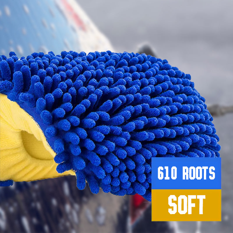 🚗 Robuster Autowaschmopp mit langem Griff | Teleskopierbar & Aluminium