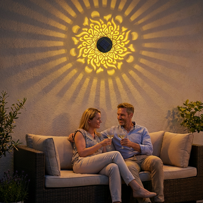 🌿💡 Solar-Mandalaleuchte 2-in-1: Boden- & Wandleuchte für Garten & Terrasse 🌙✨ mit Vintage-Projektion, rostfrei & IP65 – 60% RABATT!
