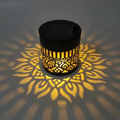 🌿💡 Solar-Mandalaleuchte 2-in-1: Boden- & Wandleuchte für Garten & Terrasse 🌙✨ mit Vintage-Projektion, rostfrei & IP65 – 60% RABATT!