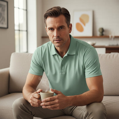 💎 -50% AUF DAS HERREN POLO-SHIRT! 💎 Schnell Trocknend, Knitterfrei & Athletische Passform für Business & Freizeit