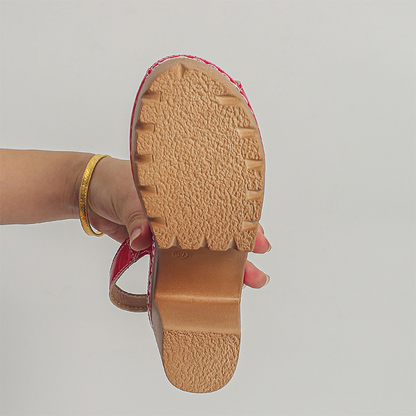 👡 Der letzte Tag 50% RABATT! ✨ Elegante Peep-Toe-Sandalen mit Schnallenabsatz – Stilvoll, Bequem & Perfekt Für Jeden Anlass 🌸