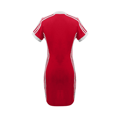Zeitlich begrenztes Angebot – nur noch 3 Tage! ⏰🔥Sportliches, figurbetontes Minikleid mit V-Ausschnitt für Damen