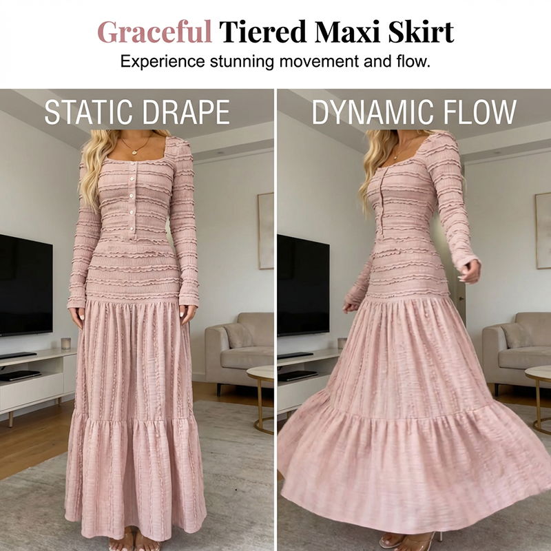 Das „Wohlfühl-Kleid“ für Deinen Sommer.👗Luftiger Stoff, elastisches Design & die perfekte Passform – für jeden Anlass