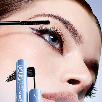 ✨2 zum Preis von 1✨24h langhaltende wasserfeste Mascara – Schnelltrocknend für gekräuselte, verlängerte Wimpern ohne Klumpen